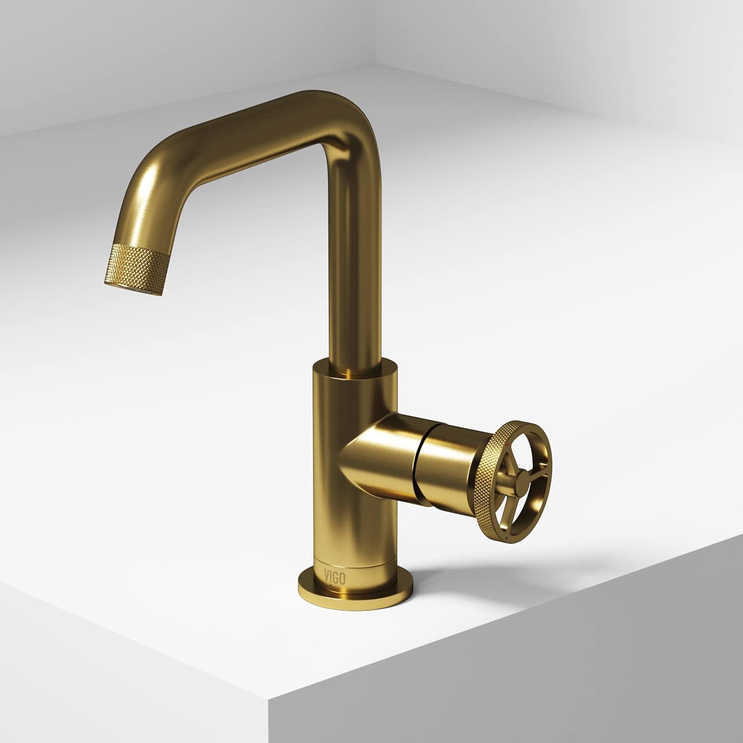 Cass 9" H Single Handle Single Hole Bathroom Faucet