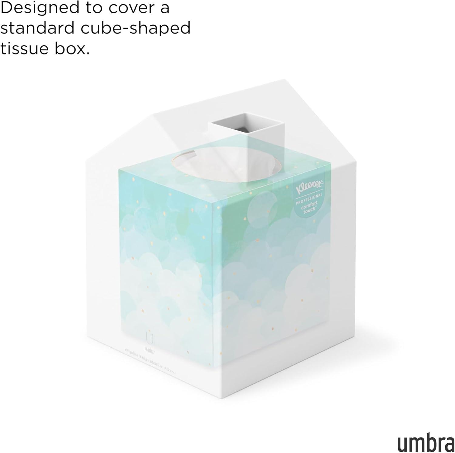 White House-Shaped Polypropylene Tissue Box Cover