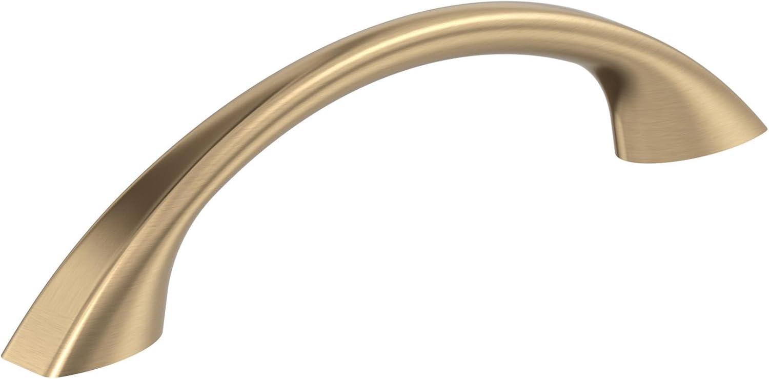 Vaile 3-3/4 inch (96mm) Center-to-Center Champagne Bronze Cabinet Pull