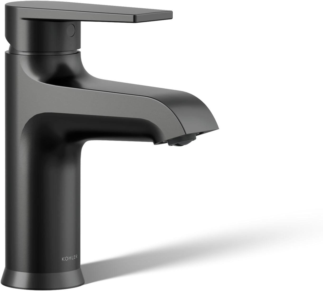 Kohler Hint Single-Handle Bathroom Faucet with Pop-Up Drain Assembly, One Hole Bathroom Sink Faucet, 1.2 gpm