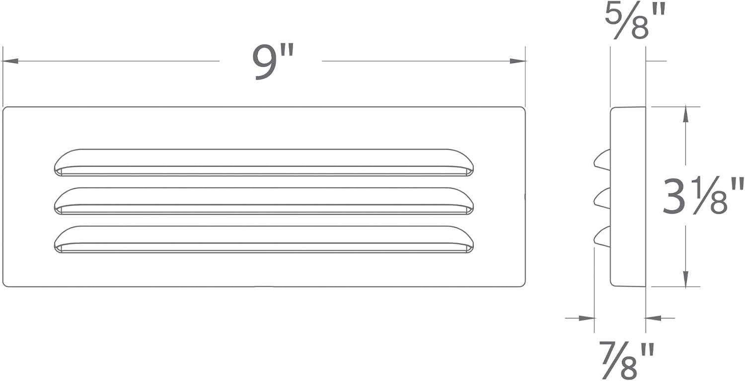 Low Voltage Integrated LED Metal Step Light