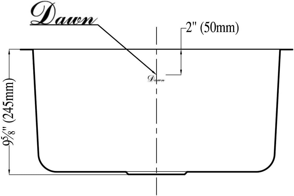 21'' L x 17'' W Undermount Single Bowl Stainless Steel Sink