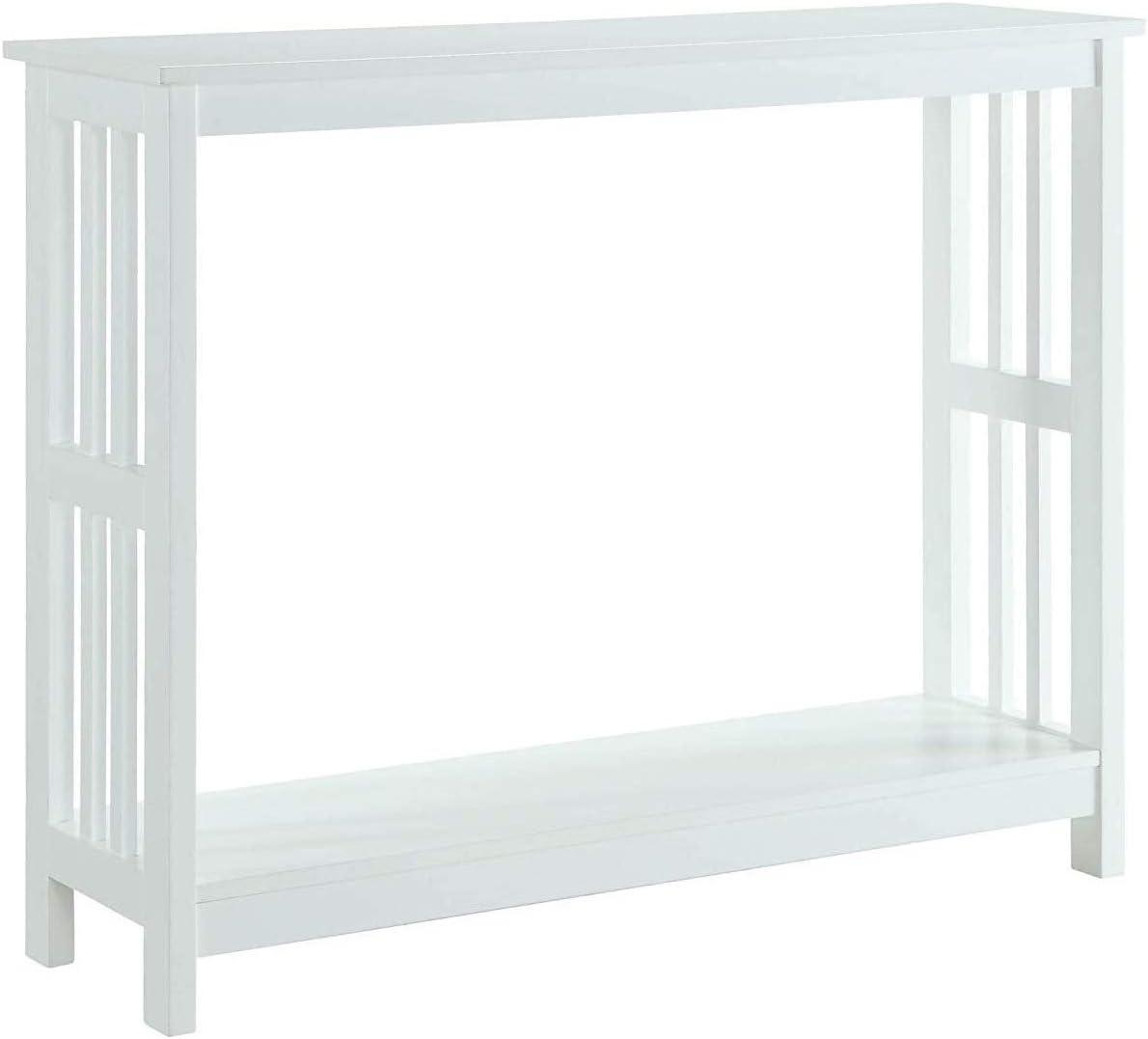 Convenience Concepts Mission Console Table, White