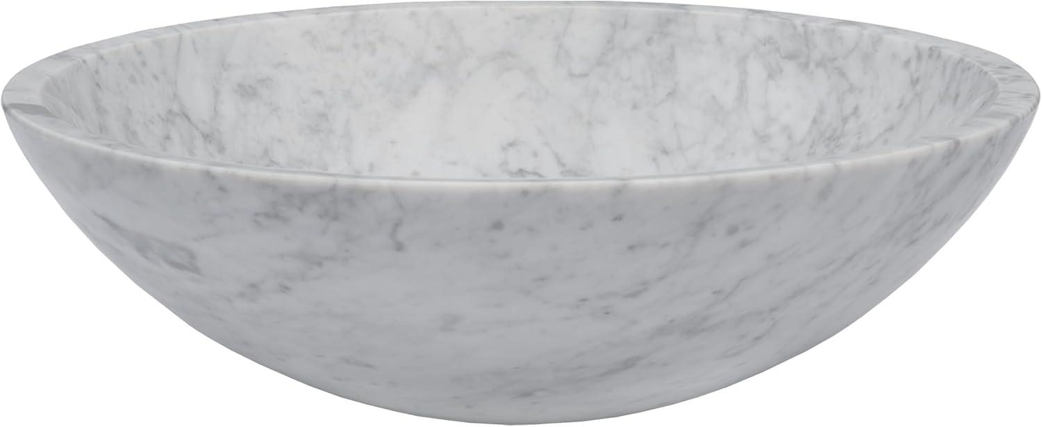 Novatto 17'' Stone Circular Bathroom Sink