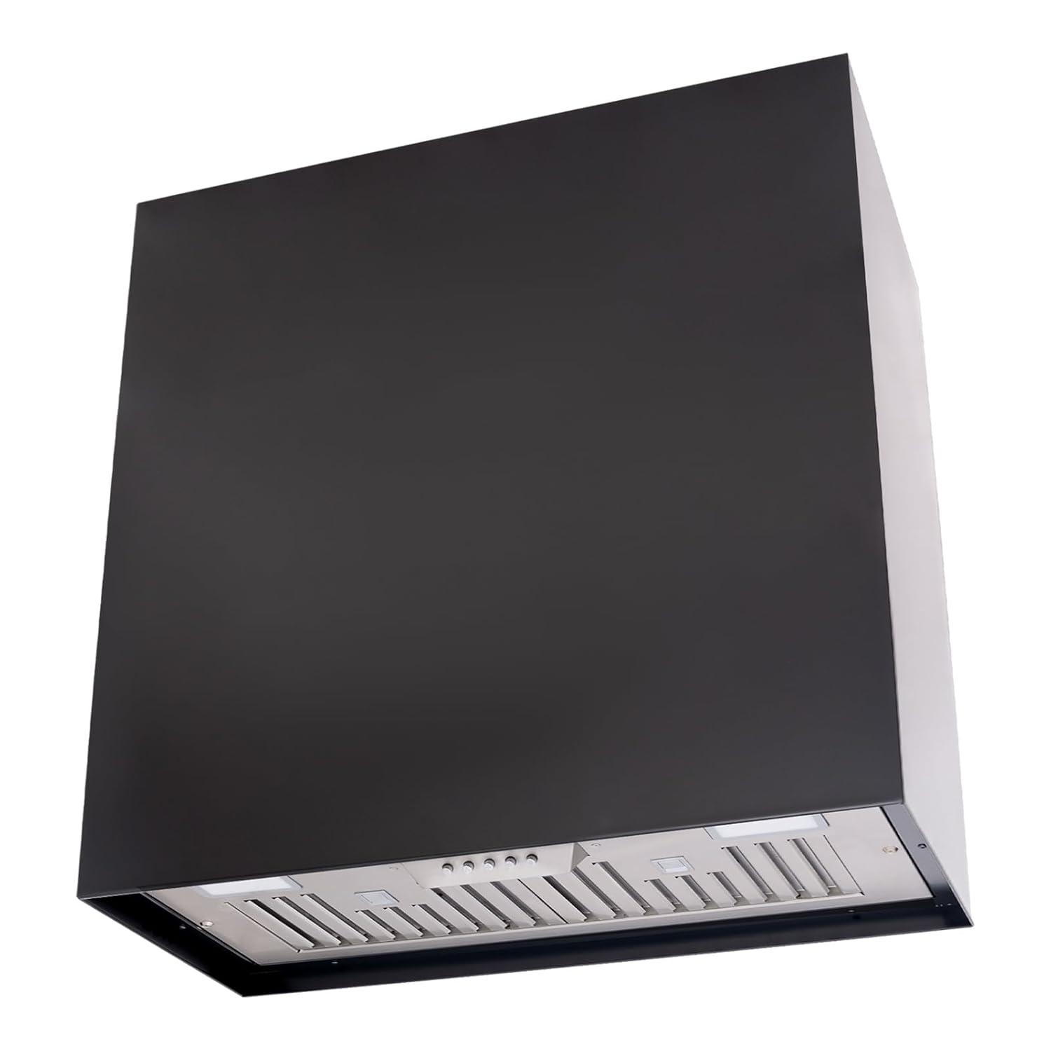 600 CFM Wall Mount Range Hood Stainless Steel 3 Stacks Modern Box