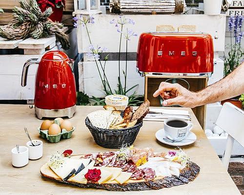 SMEG Red 4-Slice Retro Toaster