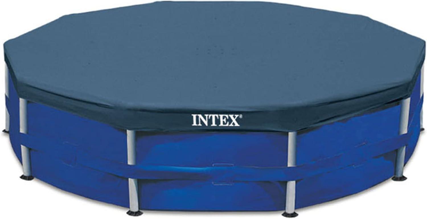 Intex Intex 10ft x 30in Metal Frame Swimming Pool Set with Filter and Debris Cover