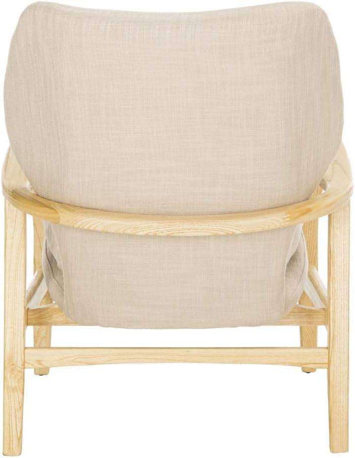 Tarly Accent Chair - Beige/Natural - Safavieh.