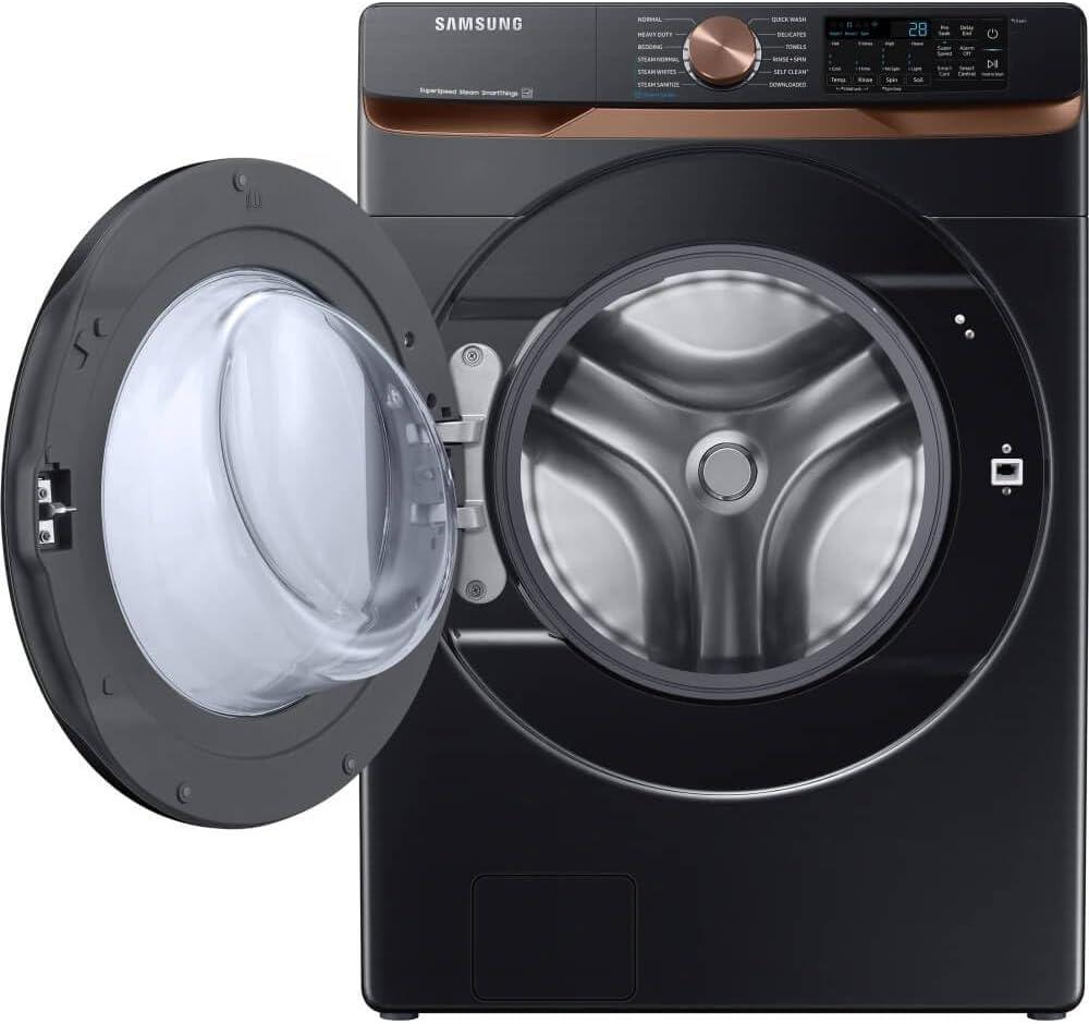 Samsung 5.0 cu. ft. Extra Large Capacity Smart Front Load Washer with Super Speed Wash and Steam
