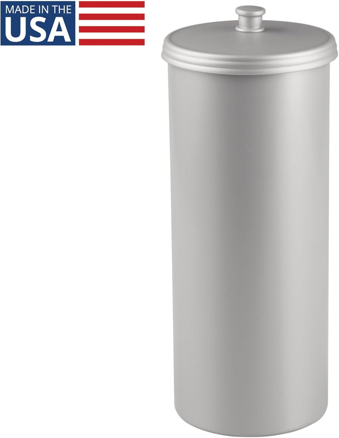iDesign Plastic Toilet Tissue Holder Stand, The Kent Collection - Hold 3 Rolls of Toilet Paper, 6.5" x 15.5"