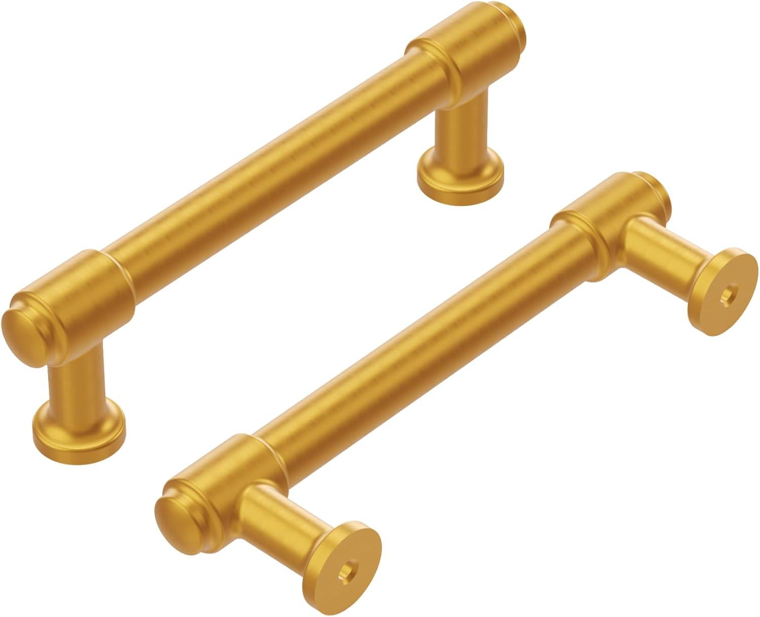 Piper Kitchen Handles, Solid Core Drawer Pulls for Cabinet Doors, 3-3/4" (96mm)