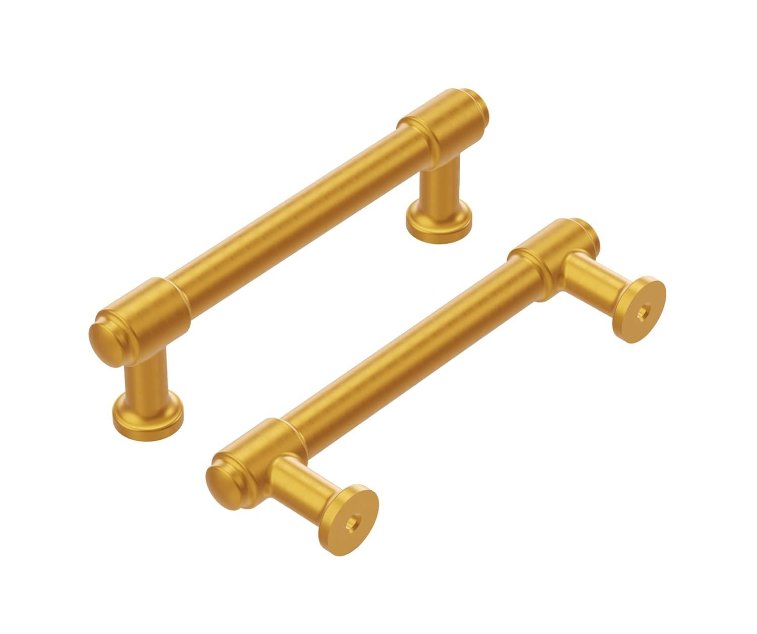 Piper Kitchen Handles, Solid Core Drawer Pulls for Cabinet Doors, 3-3/4" (96mm)