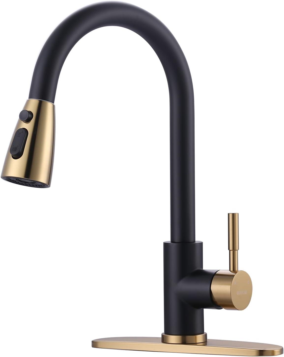 VIBRANTBATH Pull Out Kitchen Faucet