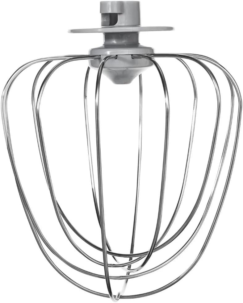 Beautiful 5.3 Qt Stand Mixer, White Icing with Flat Beater, Dough Hook, Balloon Whisk