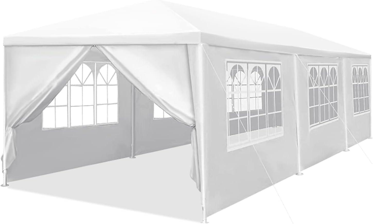 Ktaxon 10' X 30' Canopy Tent with 8 Side Walls for Party Wedding Camping and BBQ