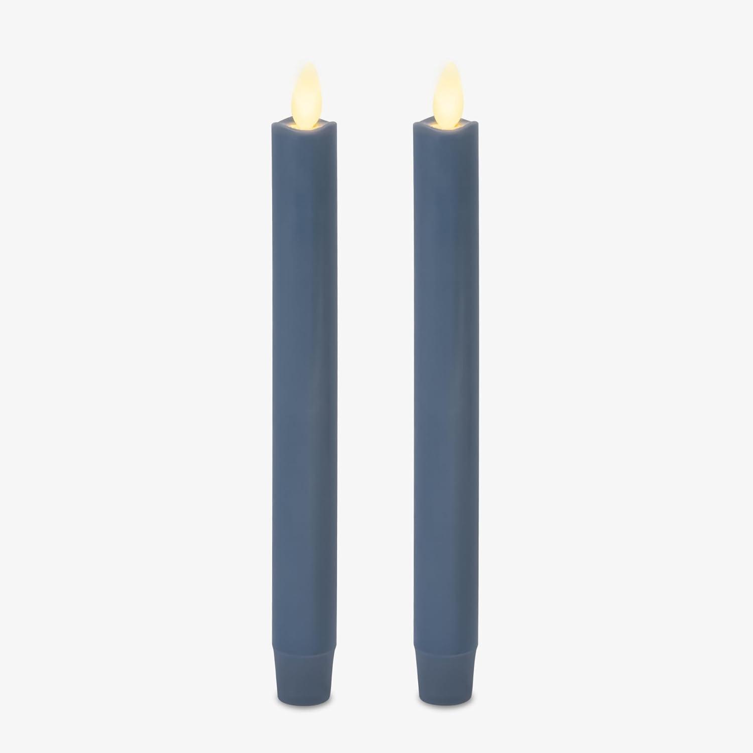 Flameless Taper Candle, Ivory - Set of 2