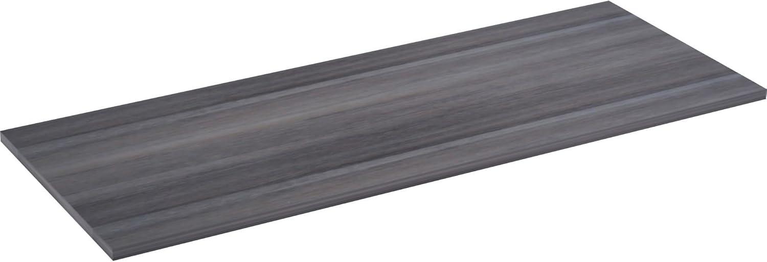 Charcoal Gray Laminate Office Desk Tabletop