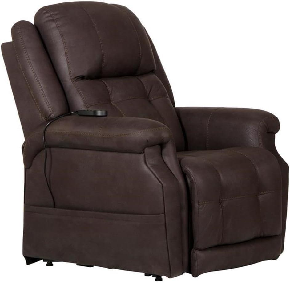Haywood Power Lift Assist Lay Flat Recliner with Adjustable Headrest and Heat & Massage