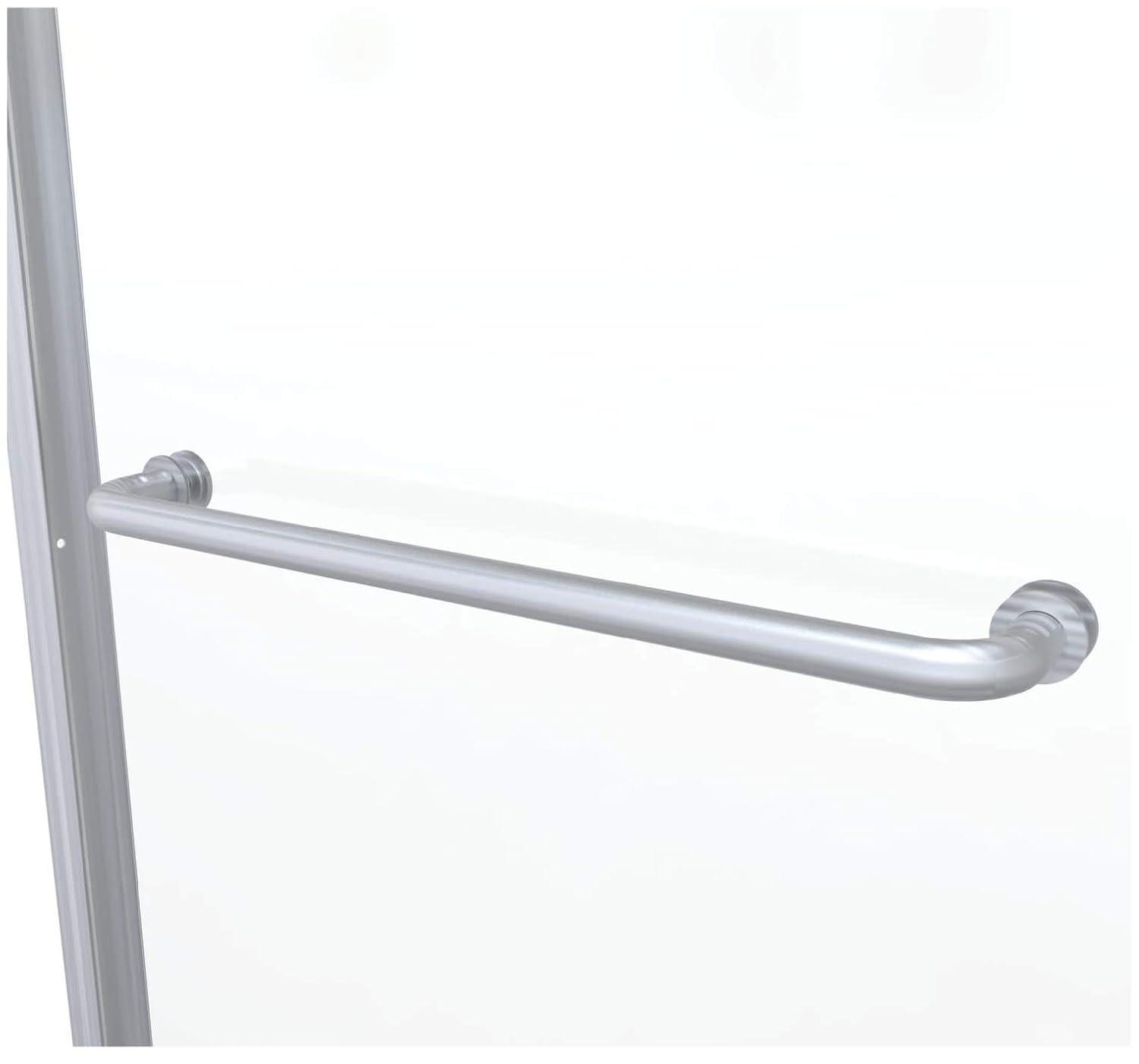 Basco Infinity 29.25" W x 57" H Bypass Semi- Frameless Tub Door INFH05A5857CLSV