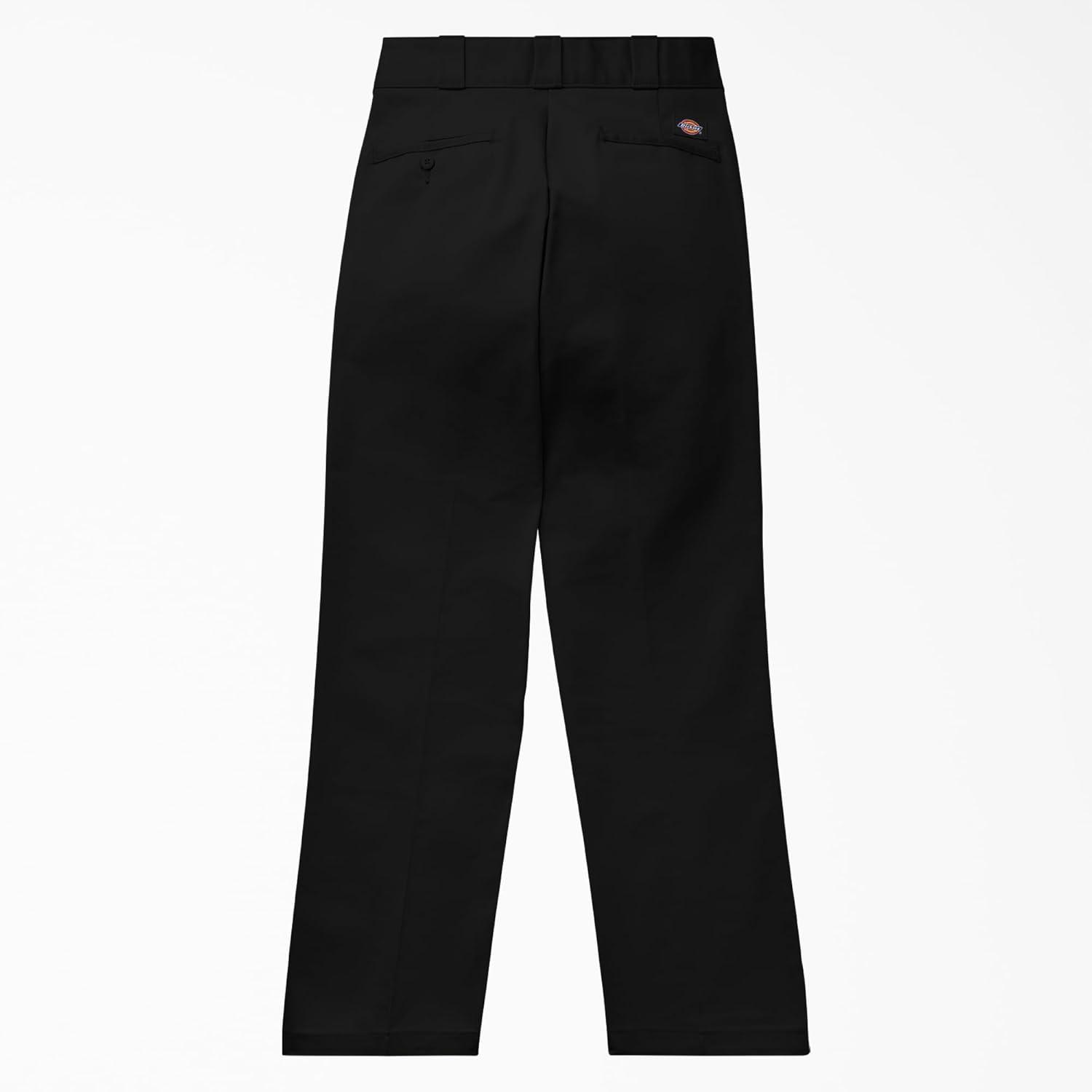 Men's Black High Rise Relaxed Fit Work Pants