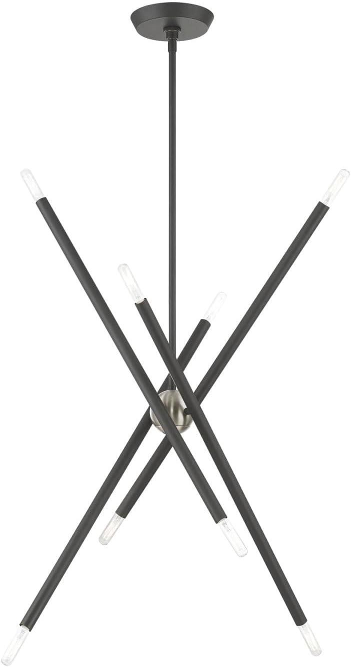 Livex Lighting Soho 8 - Light Chandelier in  Scandinavian Gray