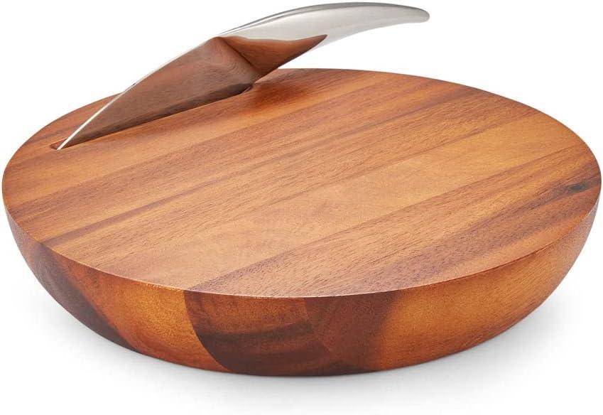 Nambe Harmony Cheese Board W/ Knife