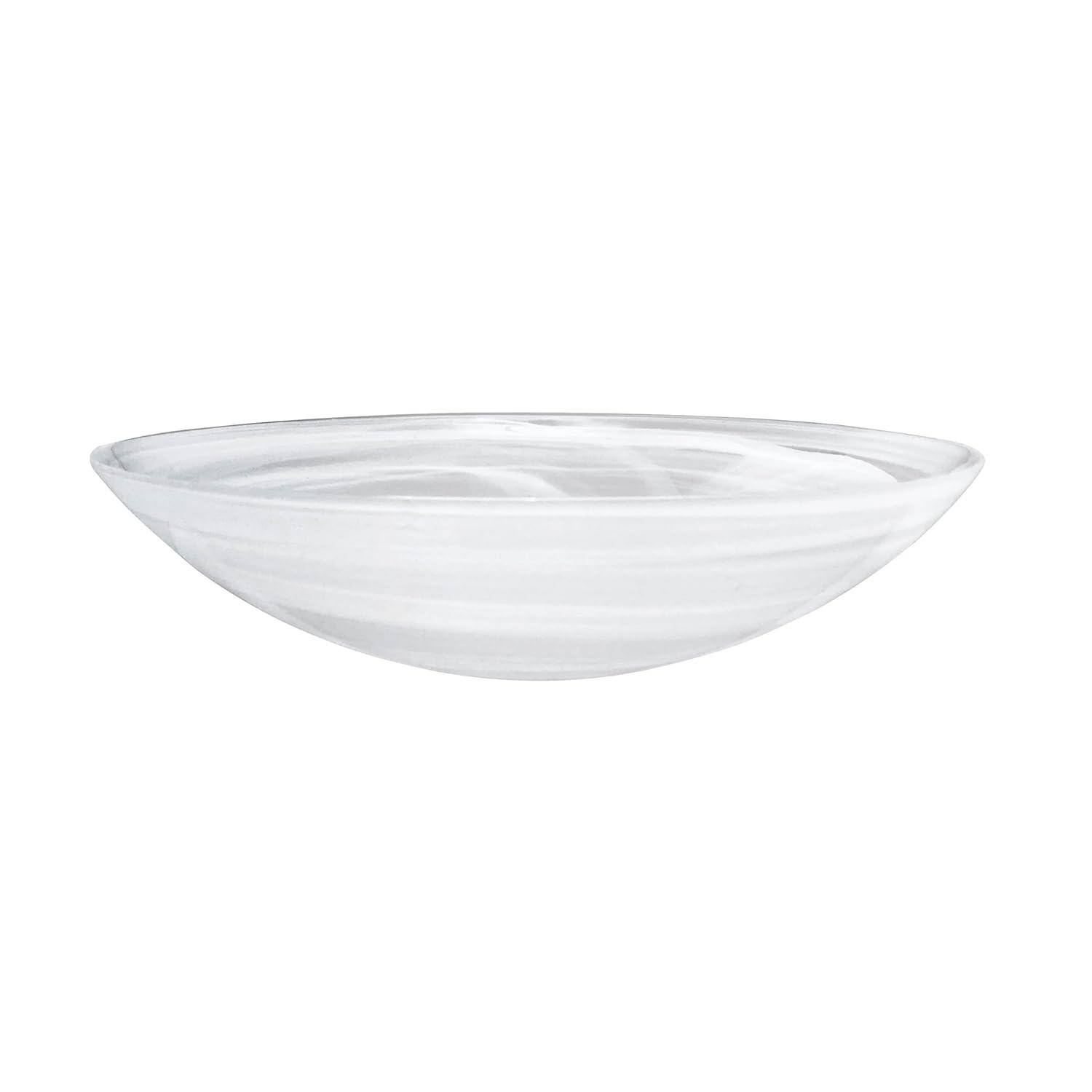 Mariposa Mariposa Alabaster Artisanal Glass Serving Bowl