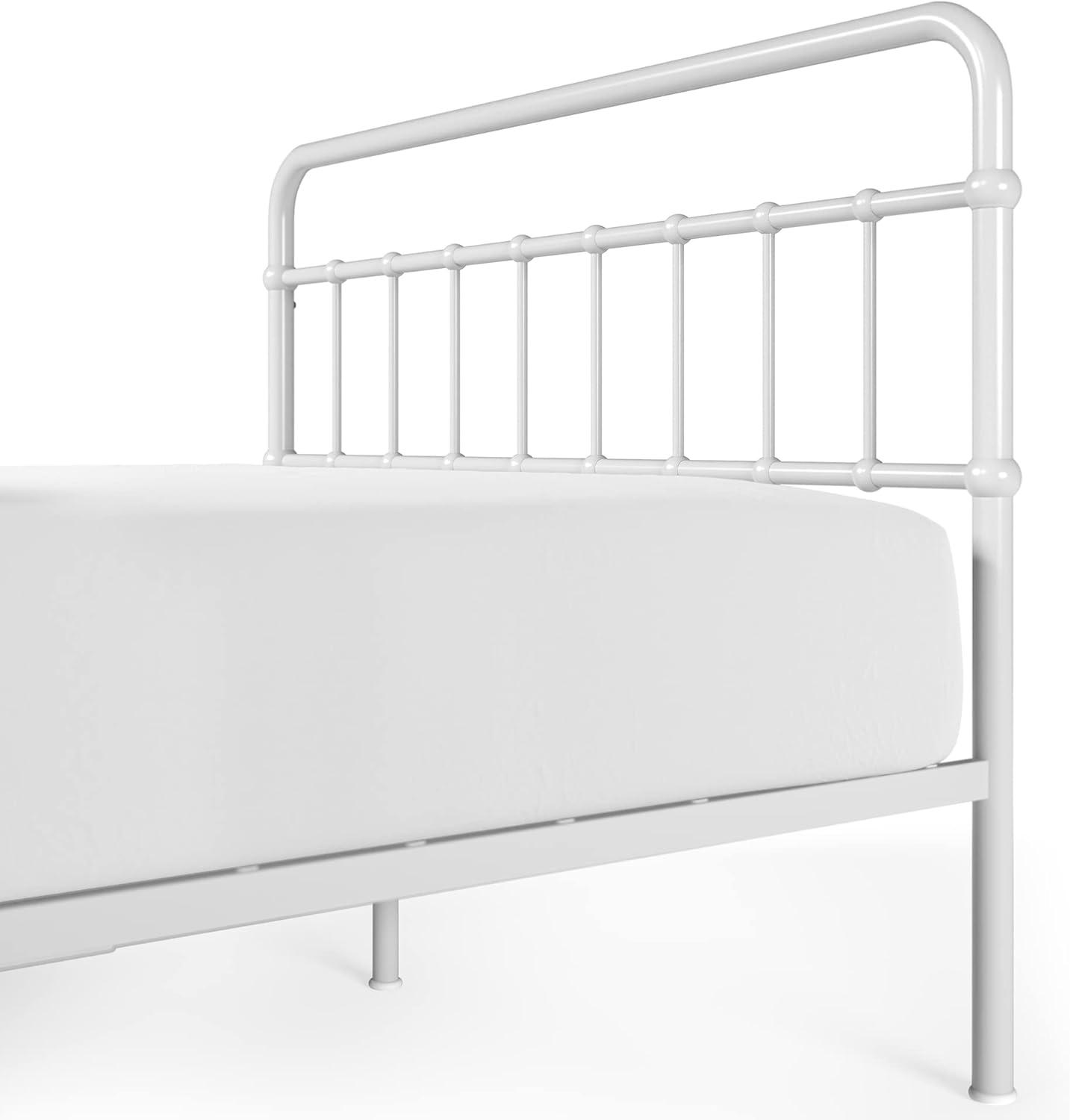Zinus Florence 42" Modern Farmhouse Metal Platform Bed