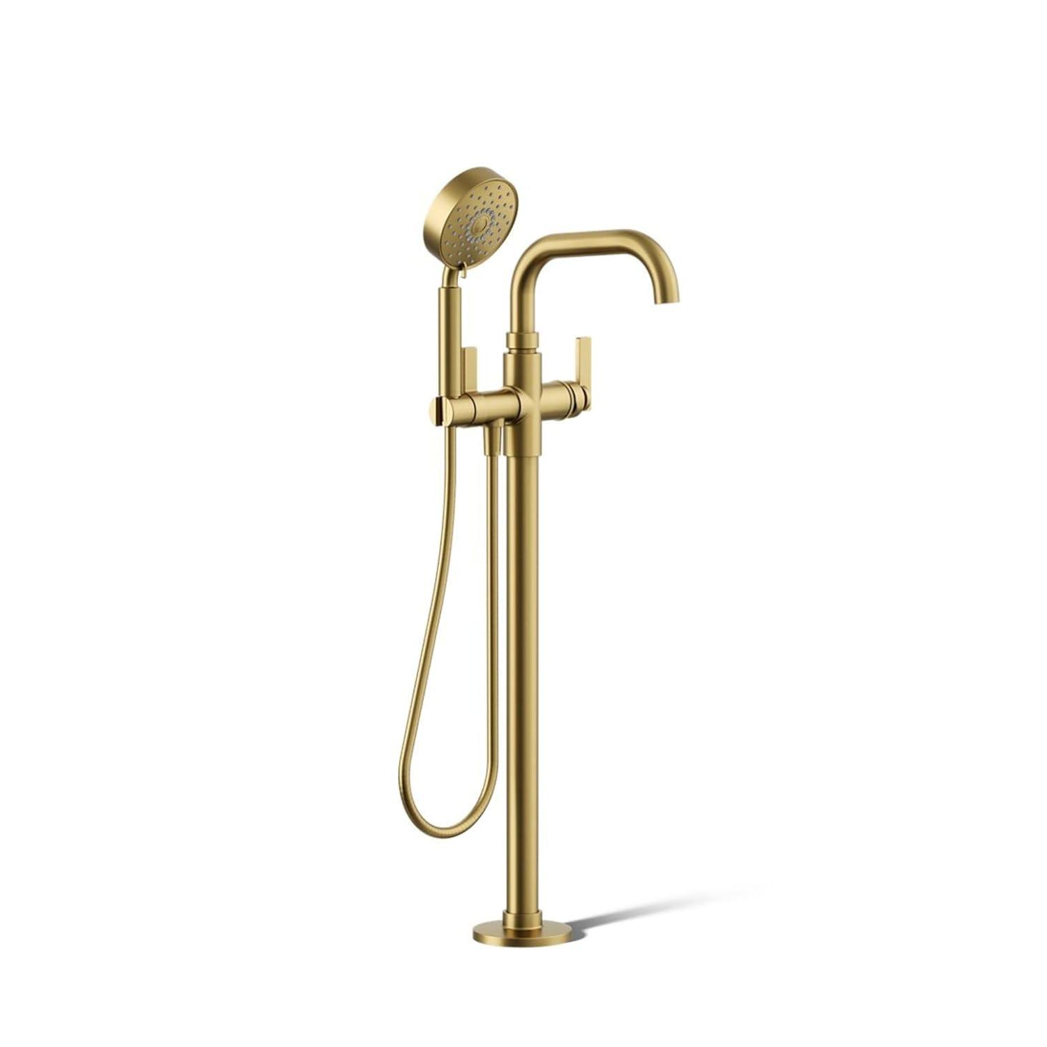 Castia by Studio McGee Floor-Mount Bath Filler Trim with Handshower