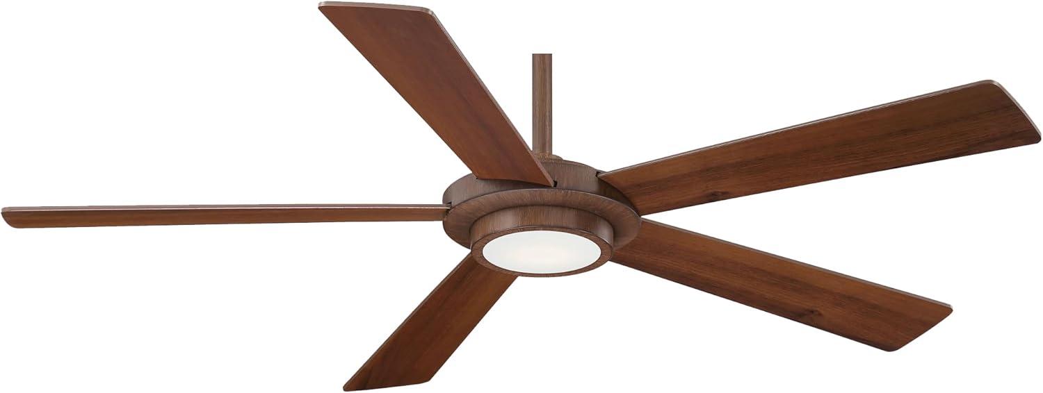 52" Sabot 5 - Blade LED Standard Ceiling Fan with Remote Control and Light Kit Included