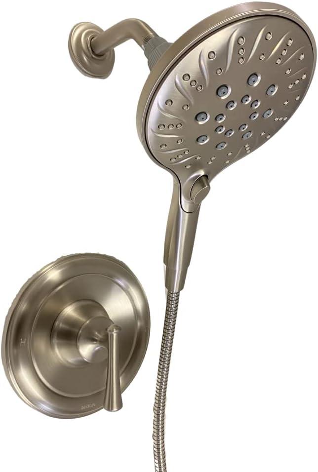 Spot Resist Brushed Nickel Handheld Wall Mounted Shower