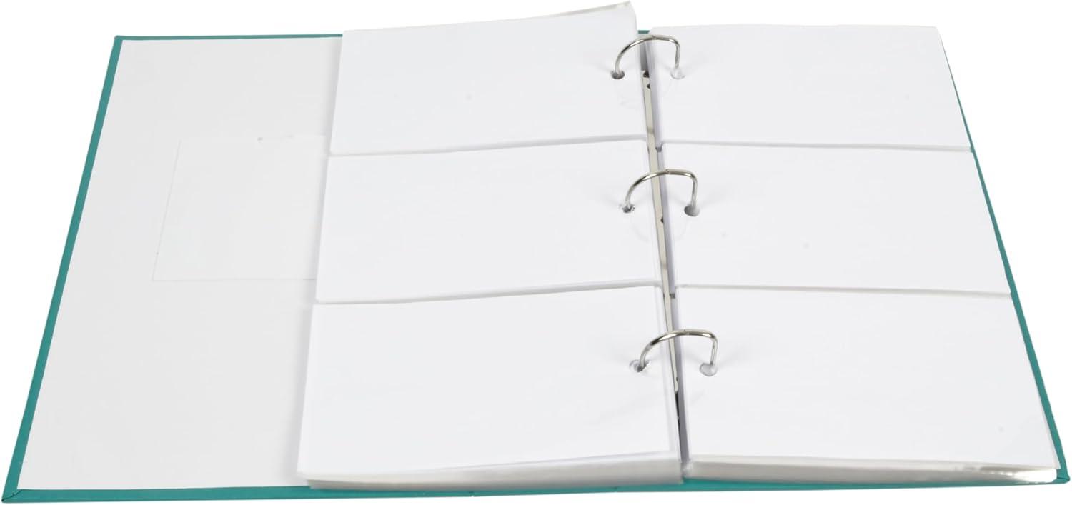 Ebern Designs New View Gifts Ring Bound Teal Photo Album, Holds 3 Photos Per Page, 4"X6" Photos