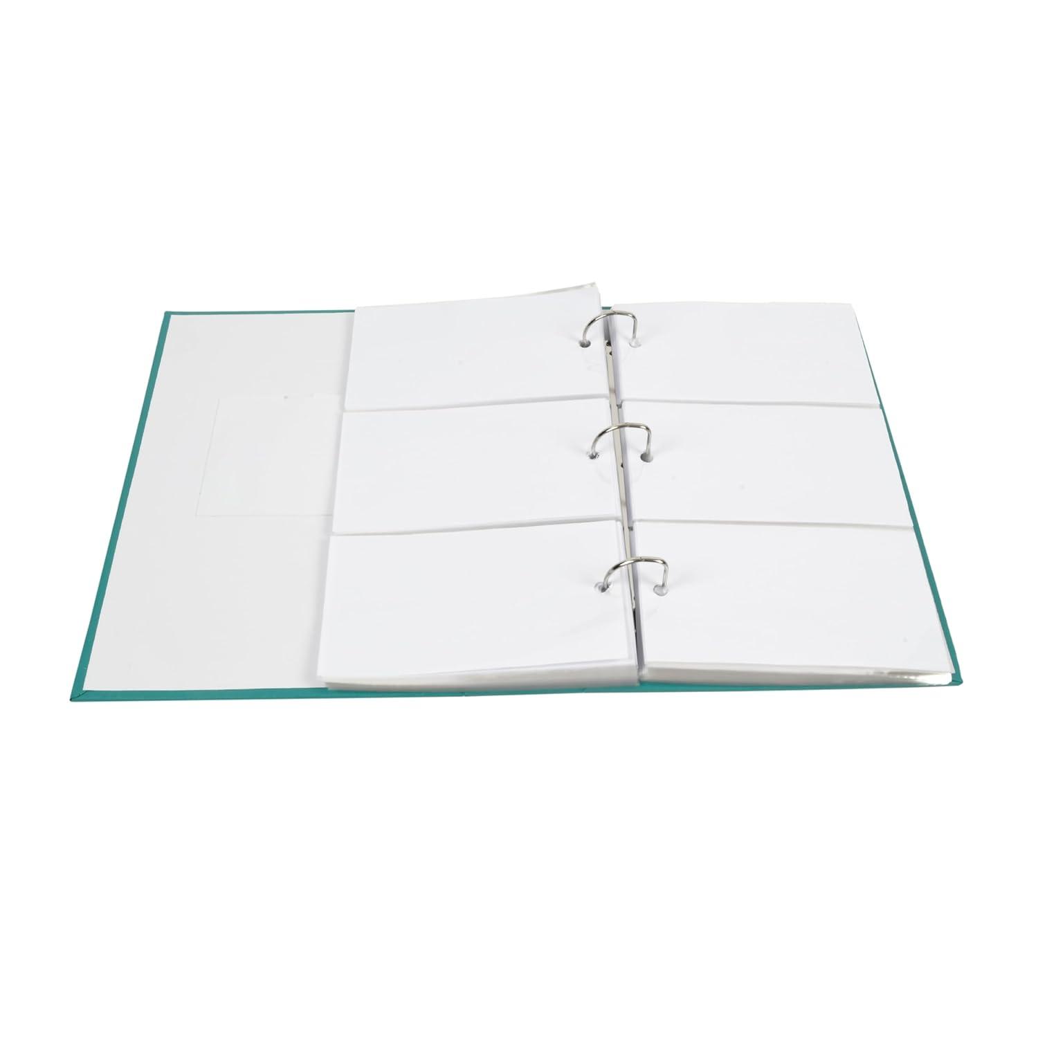Ebern Designs New View Gifts Ring Bound Teal Photo Album, Holds 3 Photos Per Page, 4"X6" Photos