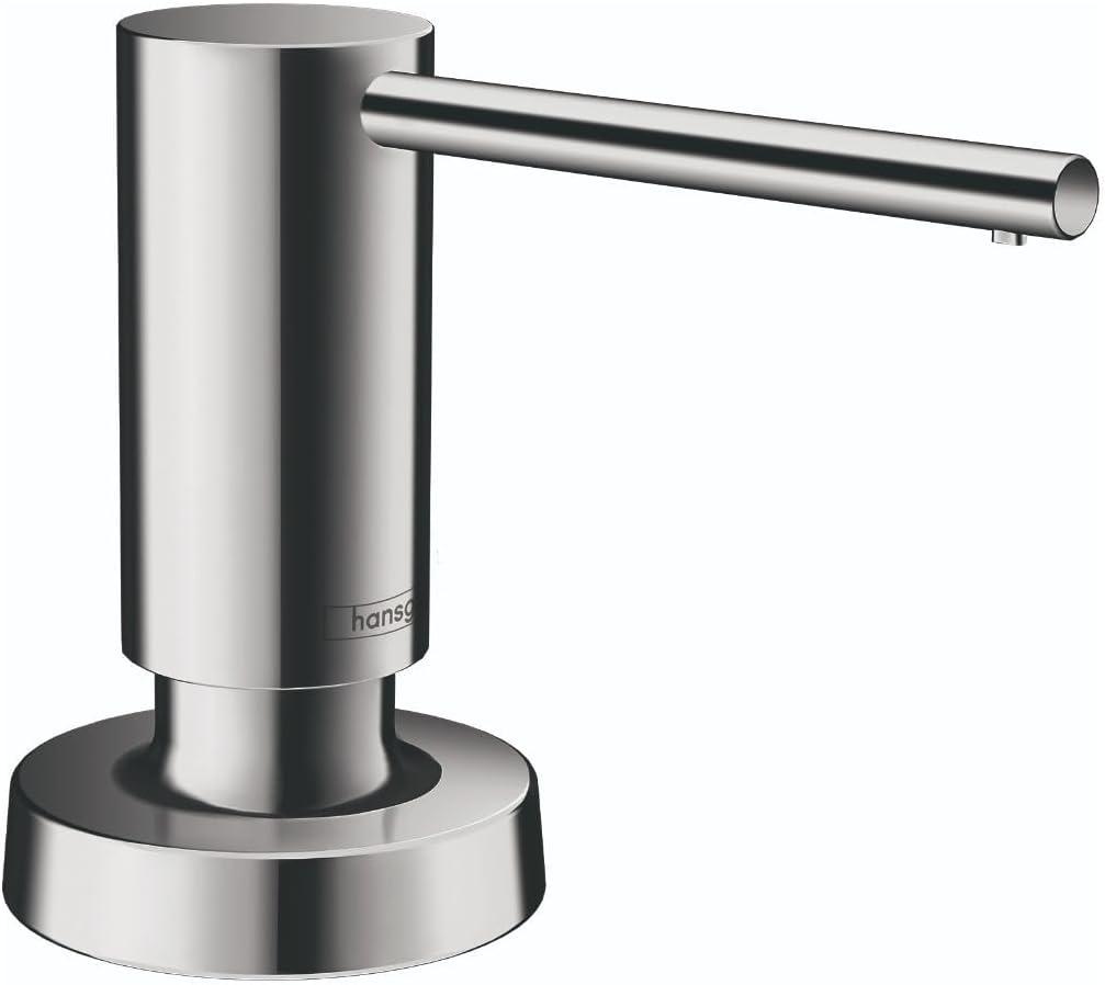 Modern Chrome 4-inch Soap and Lotion Dispenser