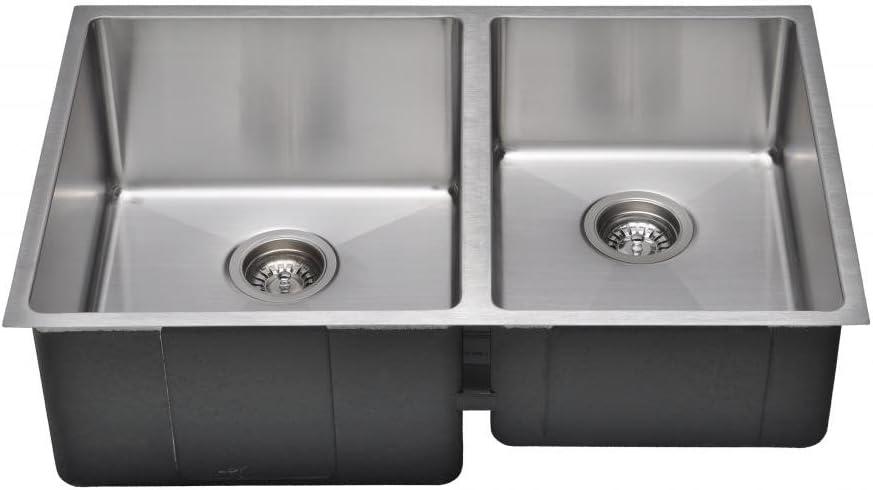 Chef's Series 30'' L Undermount Double Bowl Stainless Steel Kitchen Sink