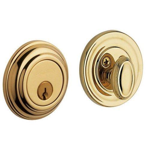 Polished Nickel Non-Lacquered Brass Universal Deadbolt