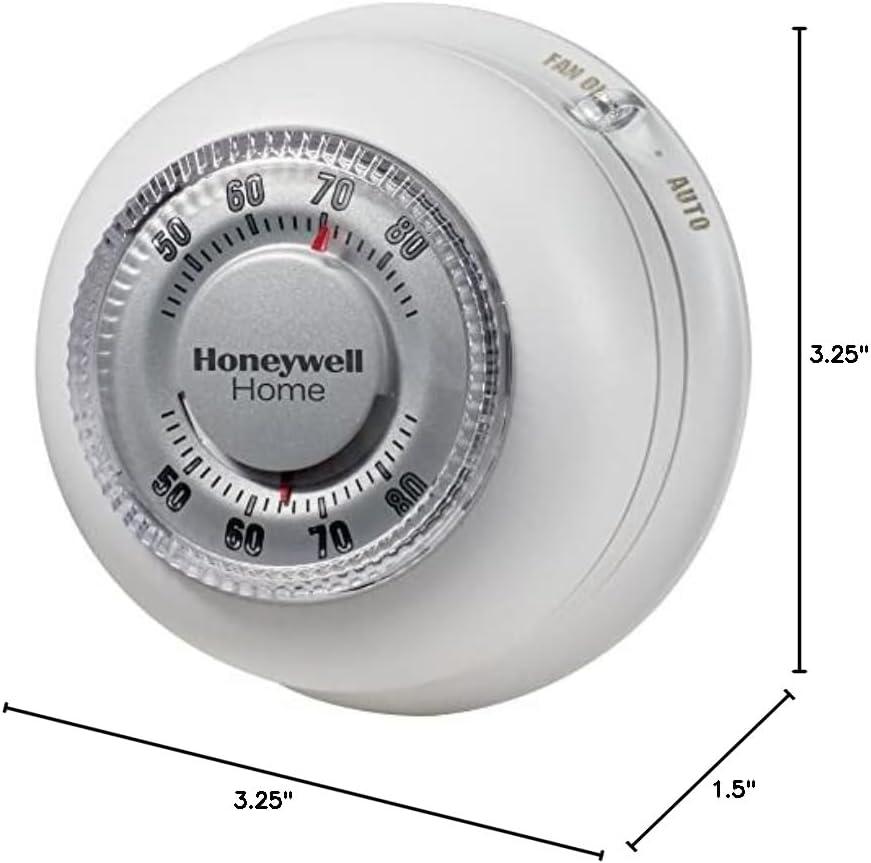 Honeywell Round Mechanical Thermostat Heat Only