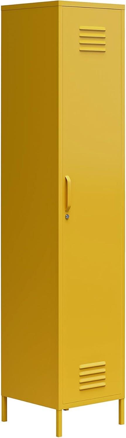 RealRooms Shadwick Single Metal Locker Storage Cabinet