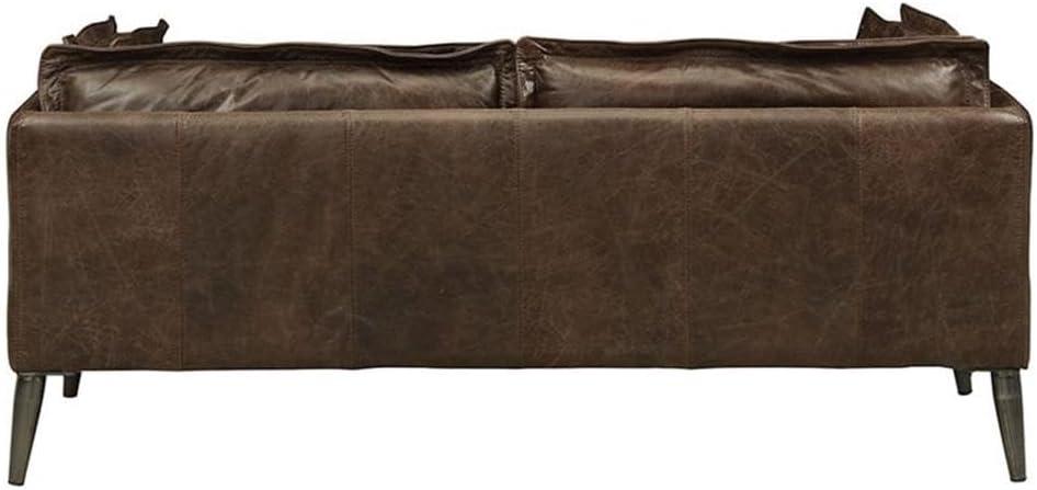 Baird 70.82'' Leather Loveseat