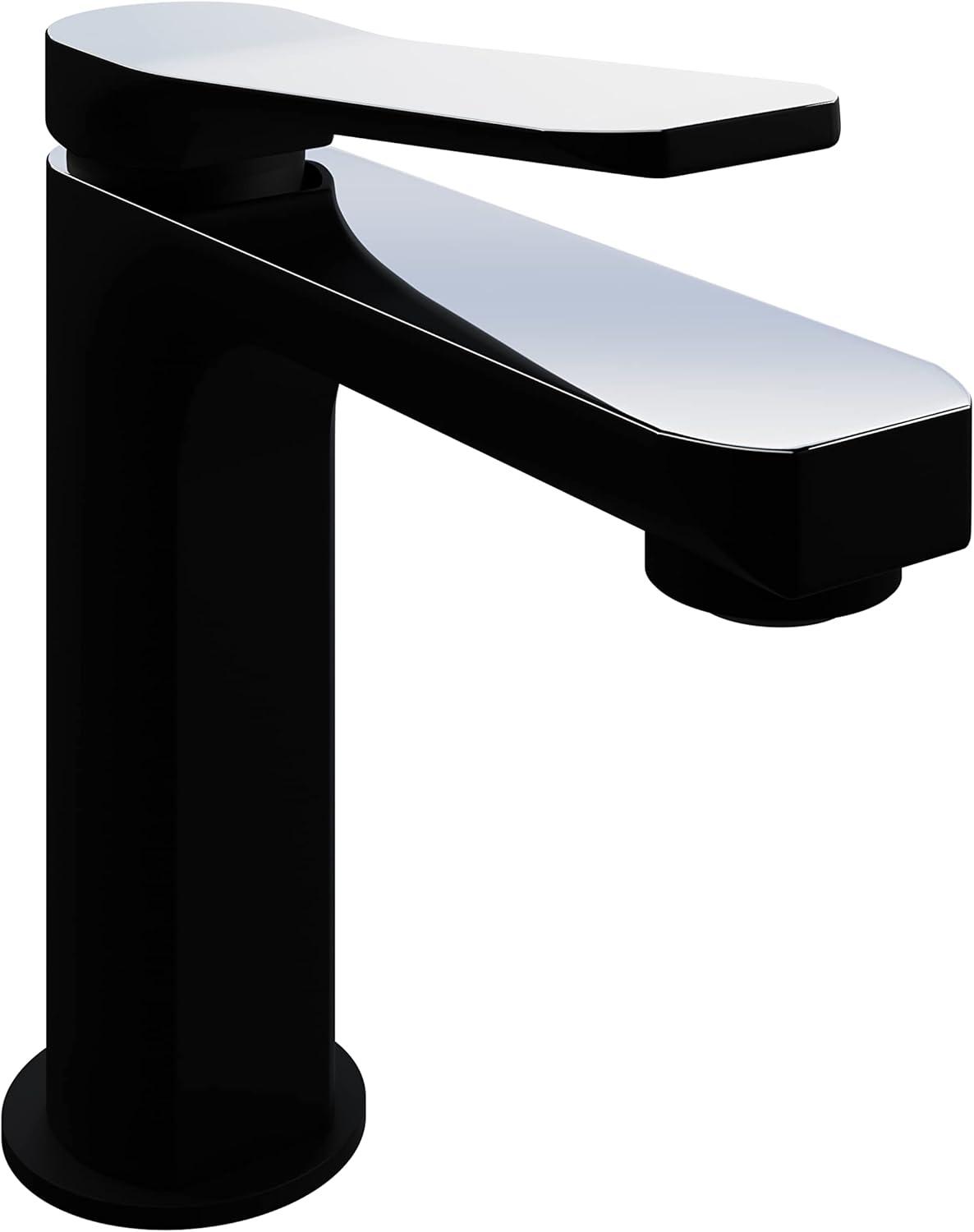Single-Hole Single-handle Bathroom Faucet with Drain Assembly