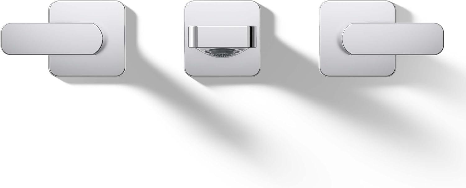 Parallel Wall-Mount Bathroom Sink Faucet Trim
