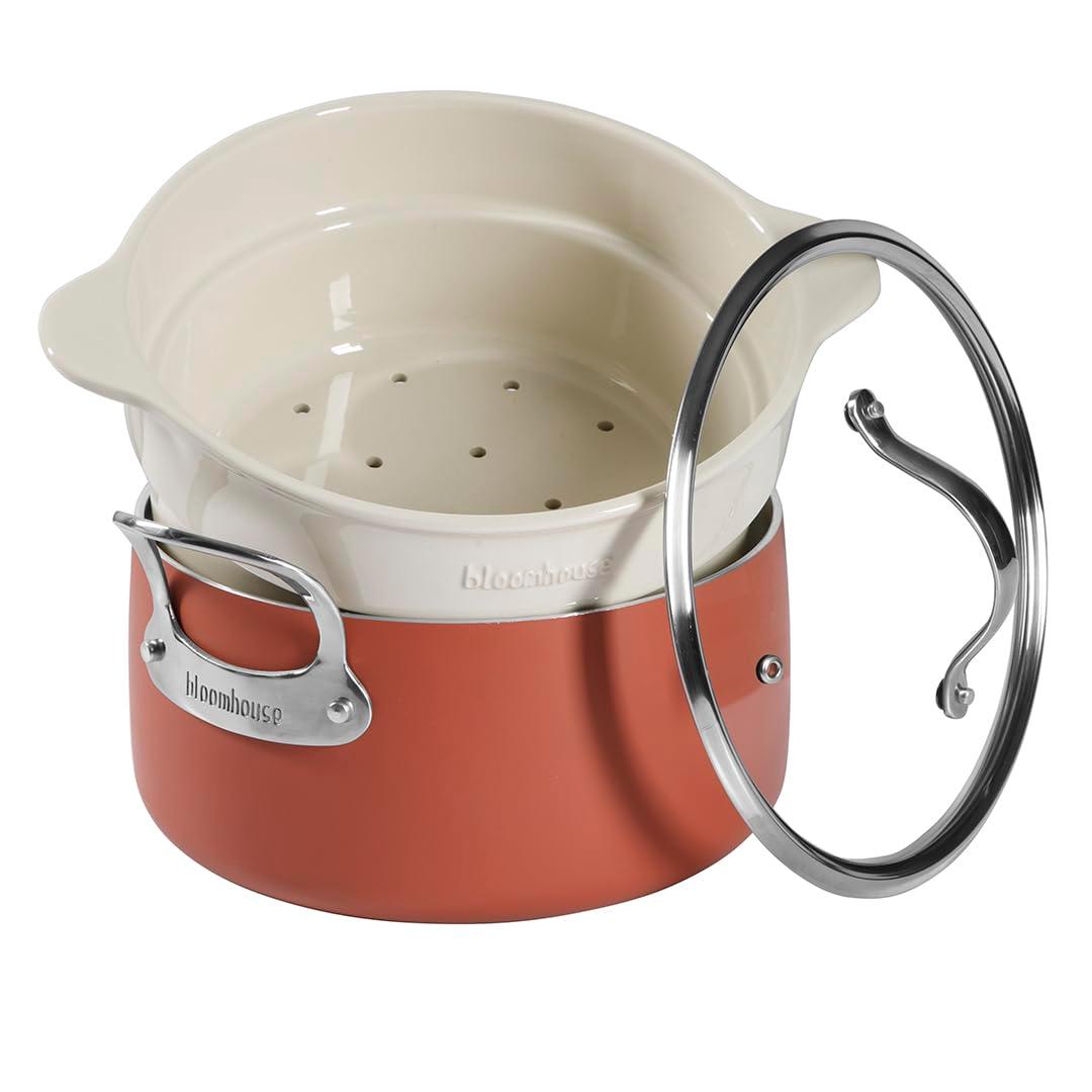 bloomhouse 6 Quarts Non-Stick Aluminum Round Dutch Set