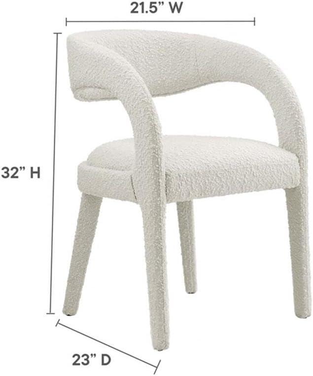 Modway Pinnacle Boucle Upholstered Dining Chair