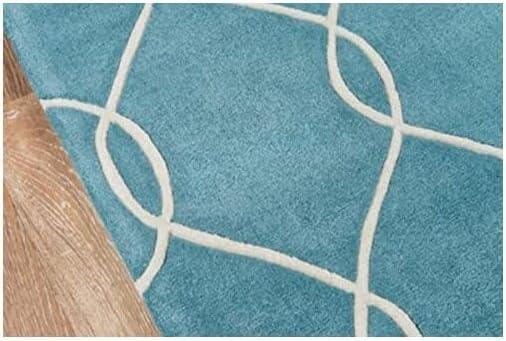 Momeni Bliss 5' X 7'6" Contemporary Hand Tufted Rug in Teal