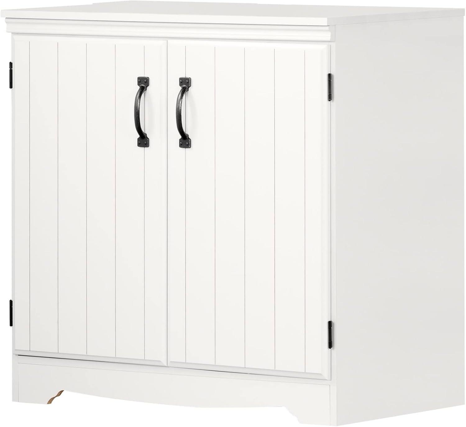 Farnel 2 Door Storage Cabinet Pure White - South Shore