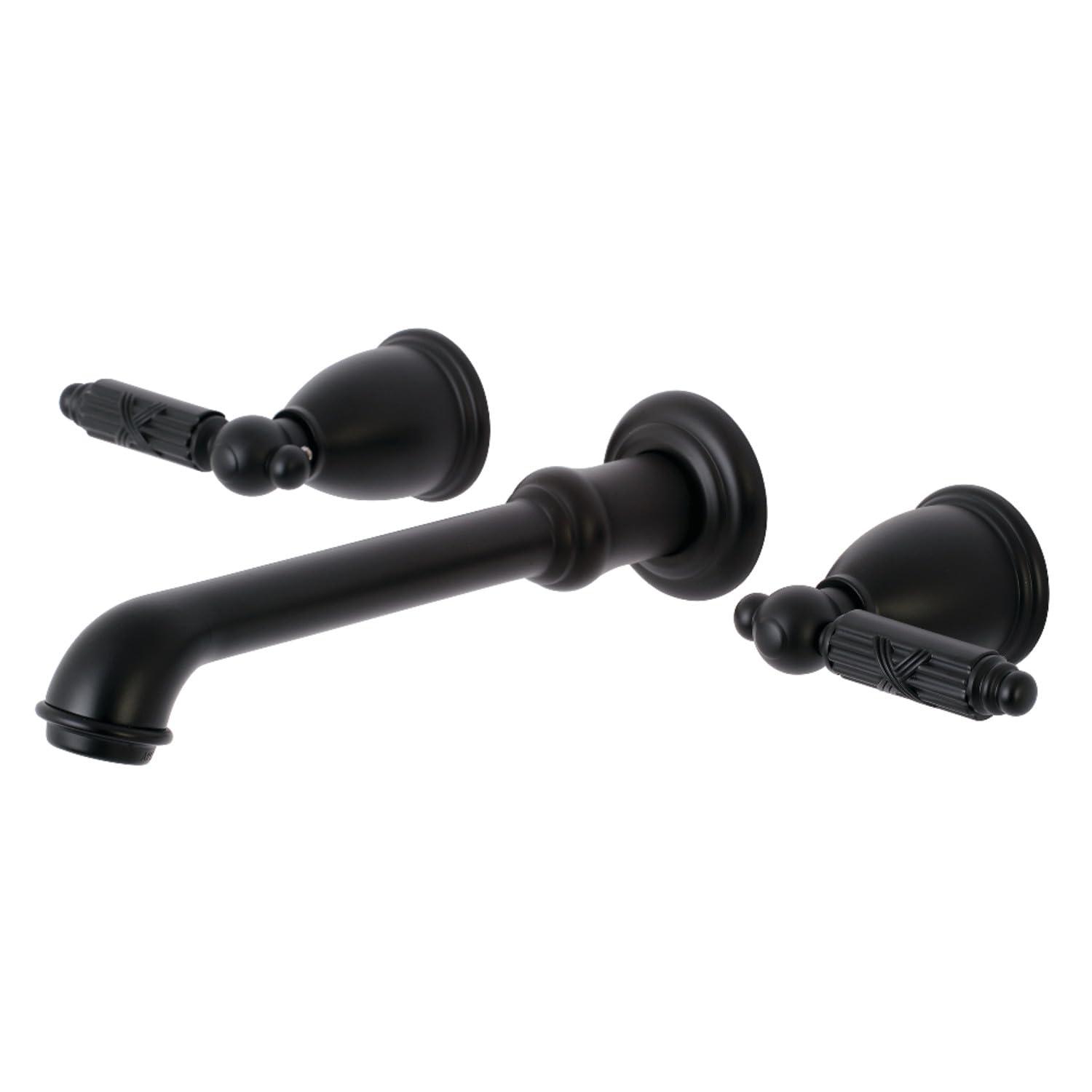Kingston Brass Kingston Brass Georgian Two-Handle 3-Hole Wall Mount Bathroom Faucet KS7122GL