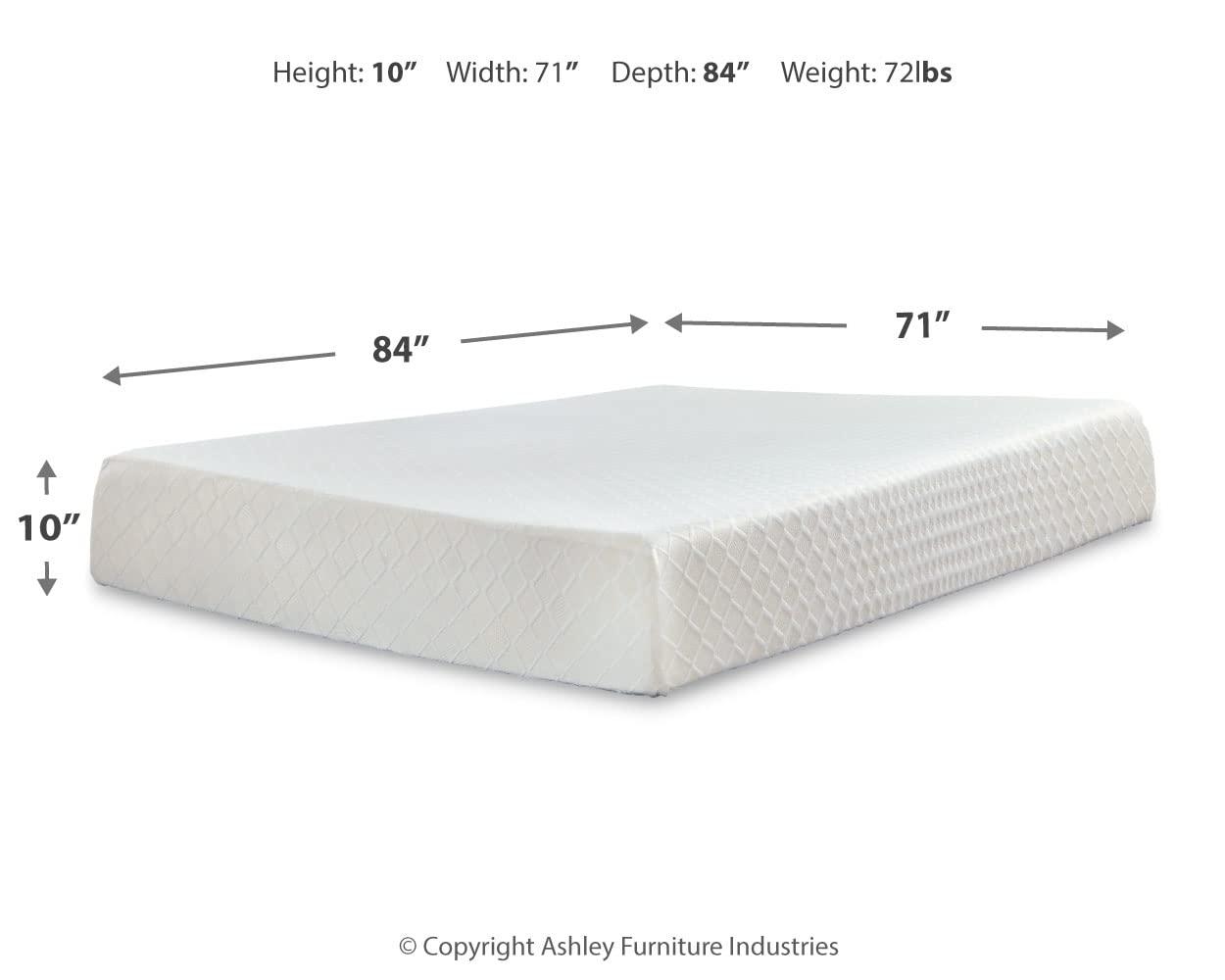 Chime 10" Firm Memory Foam Mattress