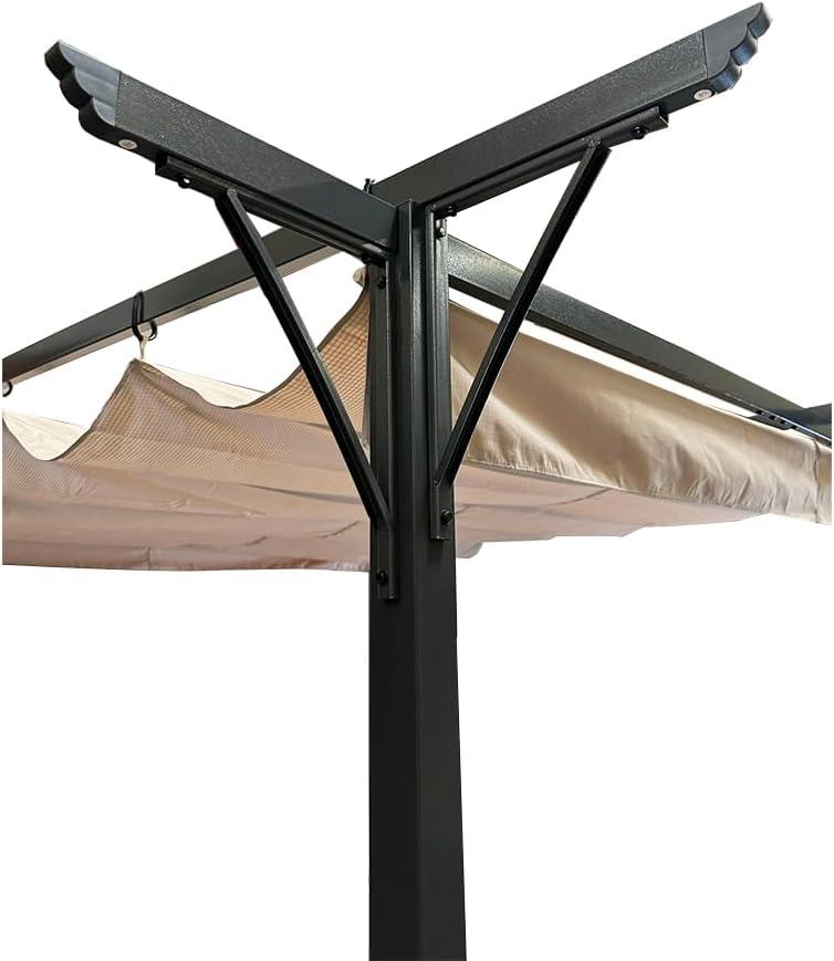 Garden Winds Replacement Canopy Top Cover Compatible with The AbcCanopy 11' x 11' Pergola - RipLock 350