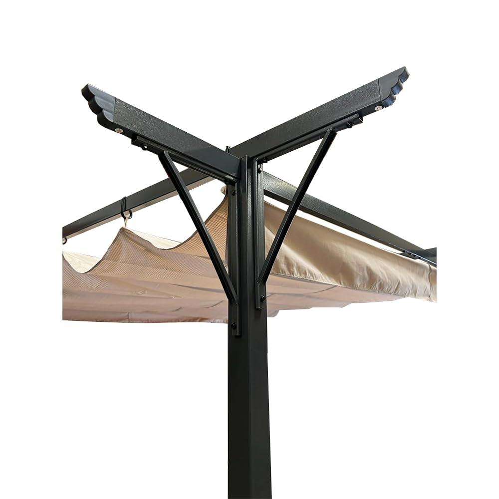 Garden Winds Replacement Canopy Top Cover Compatible with The AbcCanopy 11' x 11' Pergola - RipLock 350