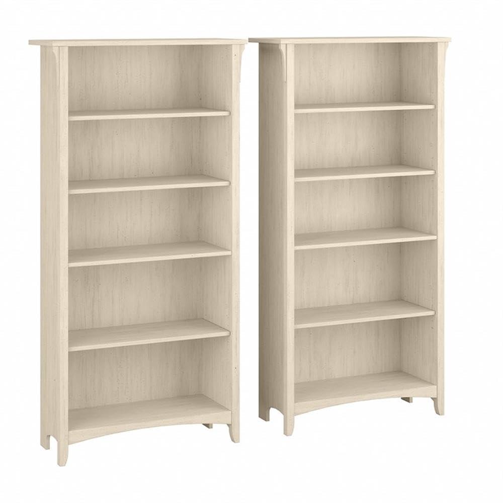 Red Barrel Studio® Khadesha Tall 5 Shelf Bookcase - Set Of 2
